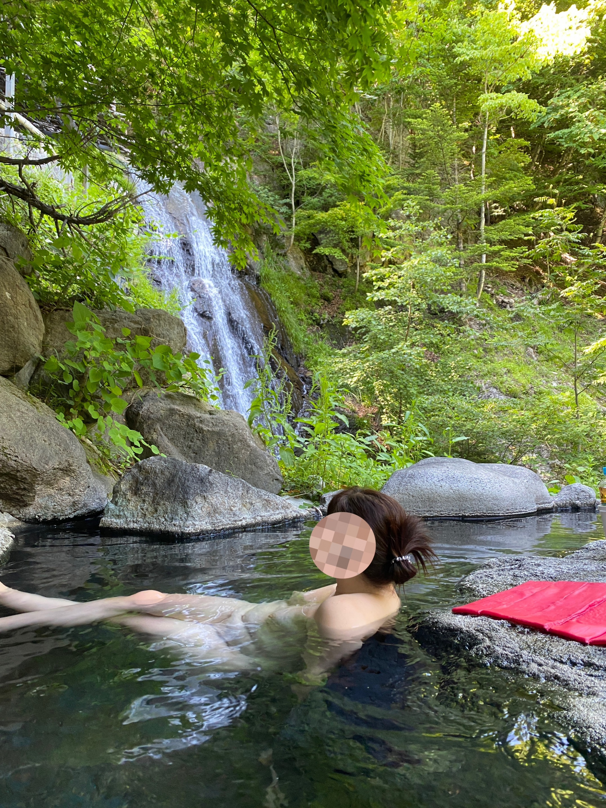 妻と温泉の画像その2