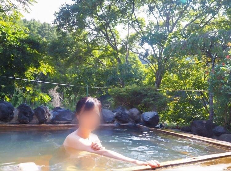 庭先にある混浴露天風呂①の画像その5