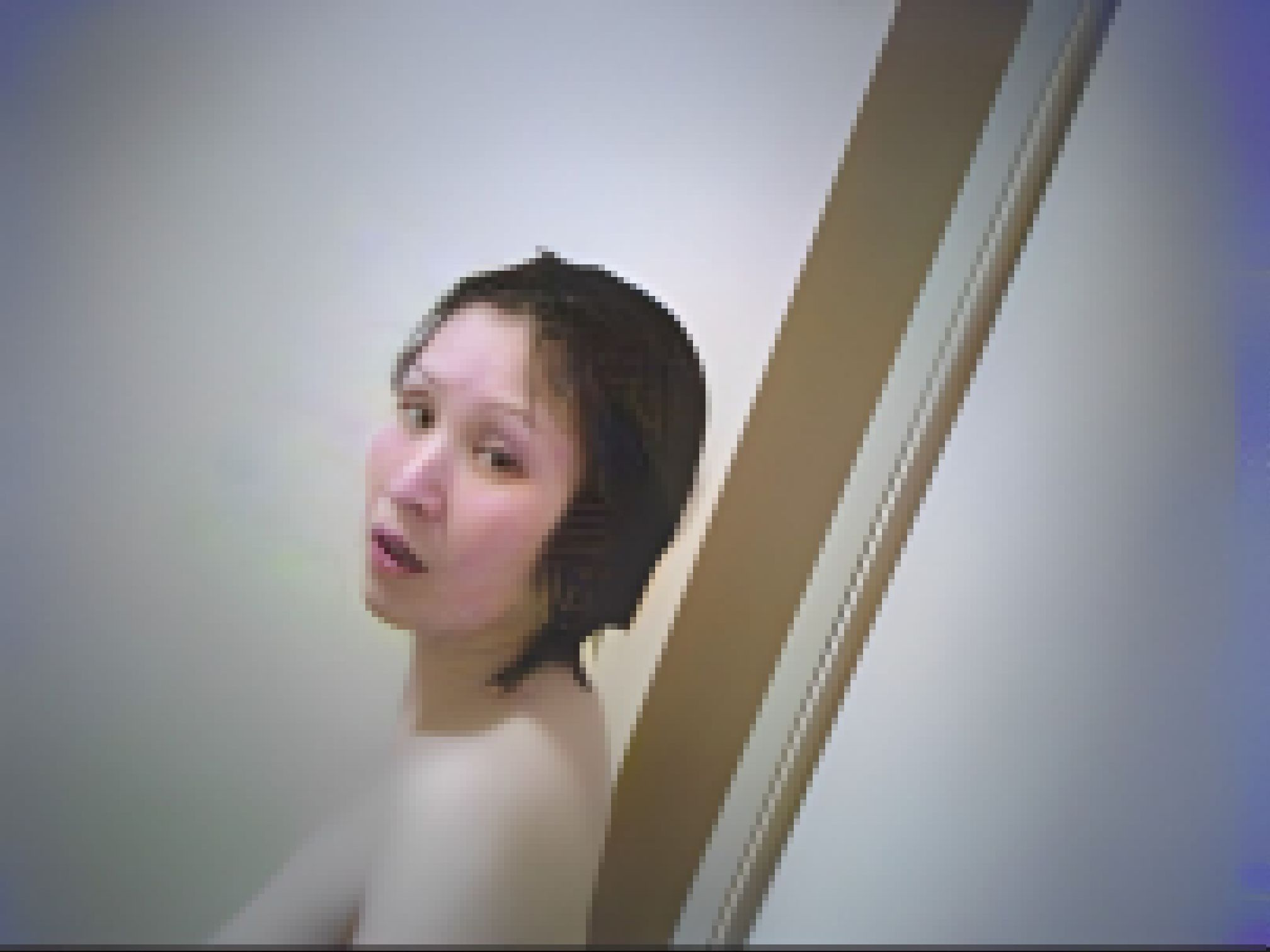 風呂上がりの妊婦妻の画像その1