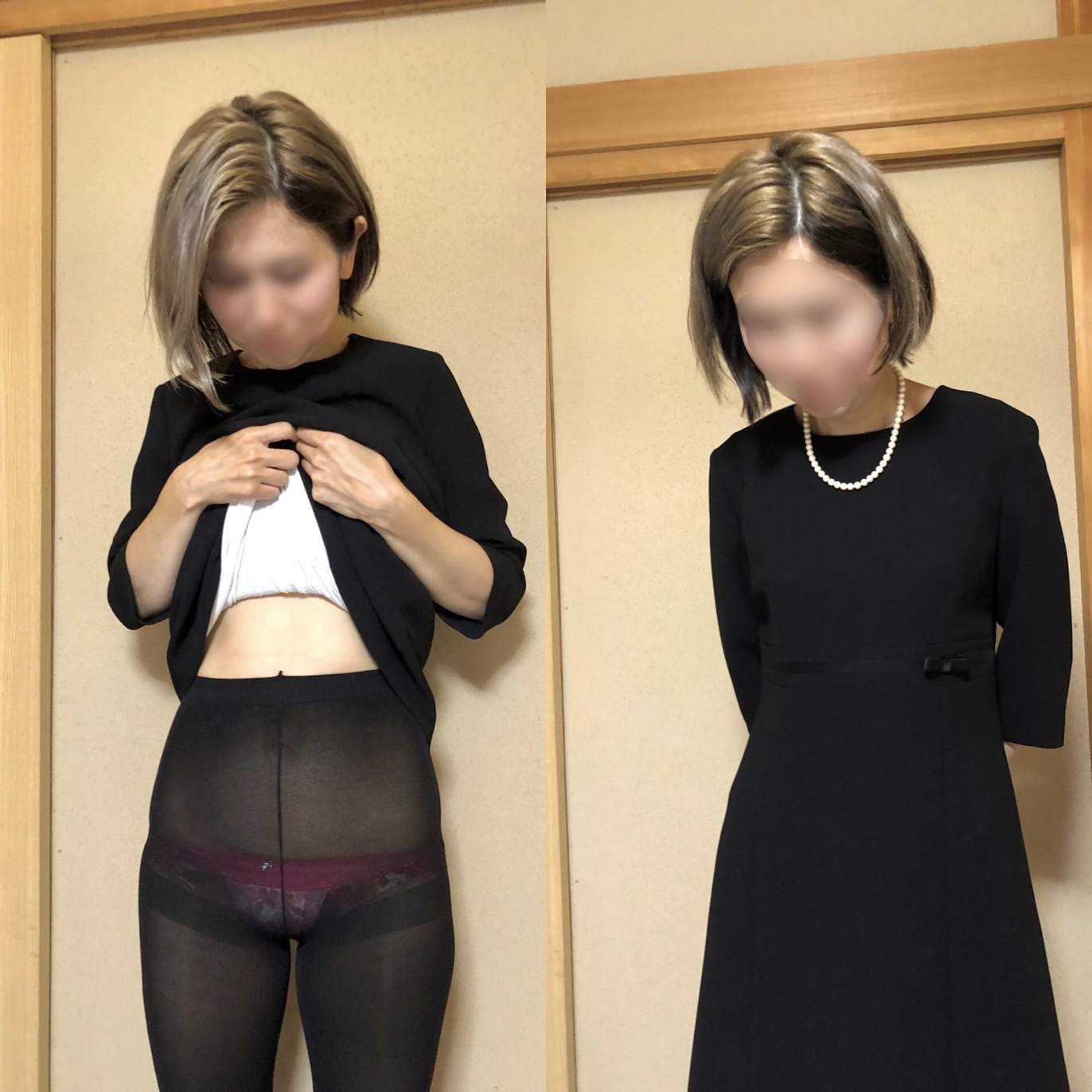 礼服で露出😋の画像その2