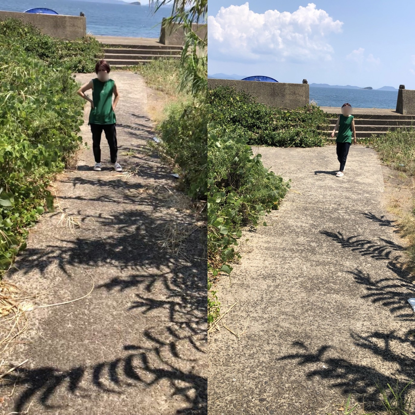 海で露出☀️の画像その1