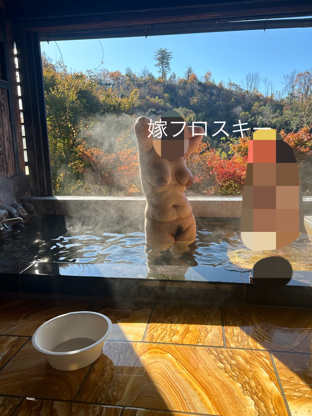 垂れ乳ぽっちゃり妻温泉旅館2の画像その4