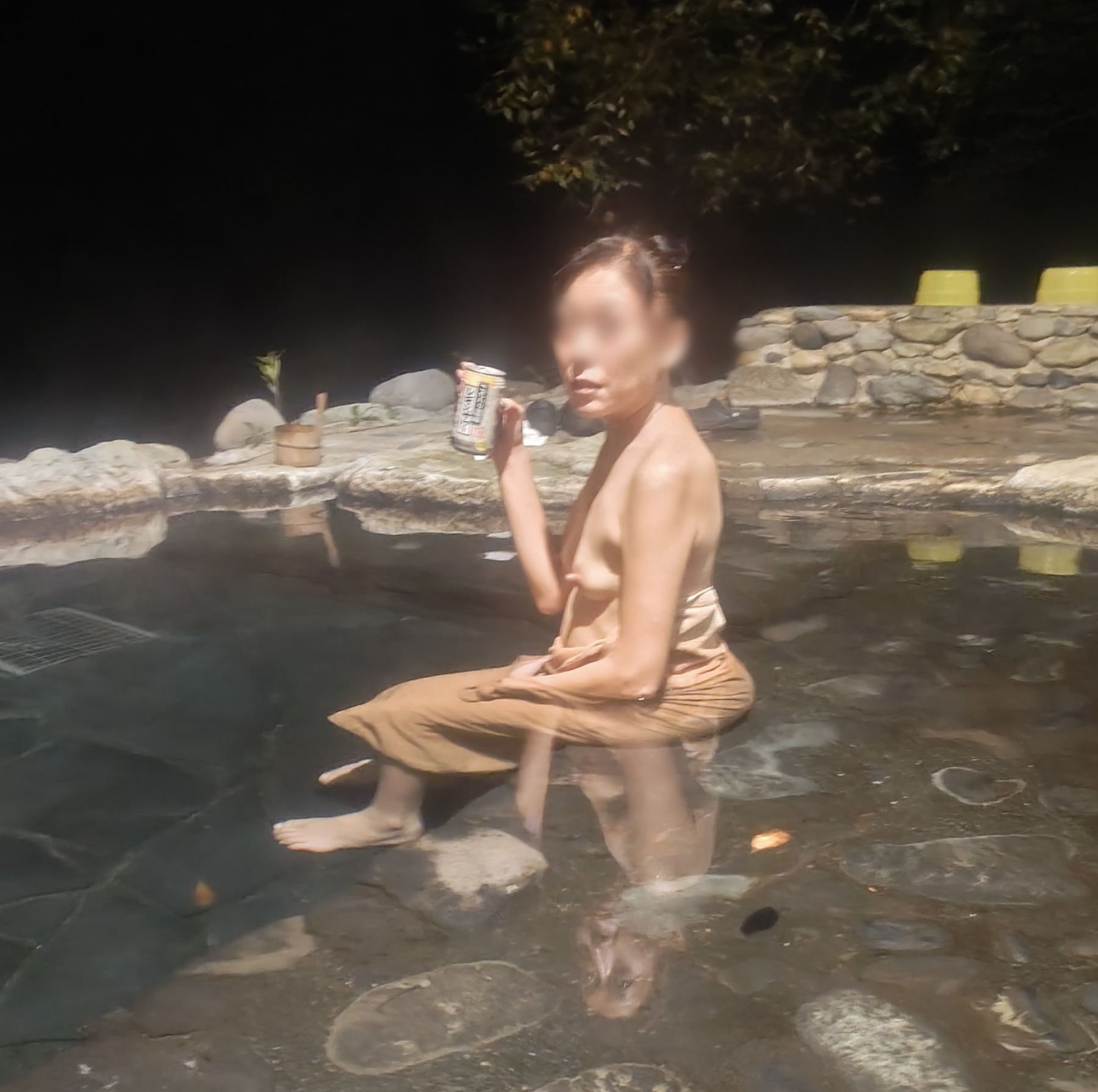 パイパン妻混浴の画像その4