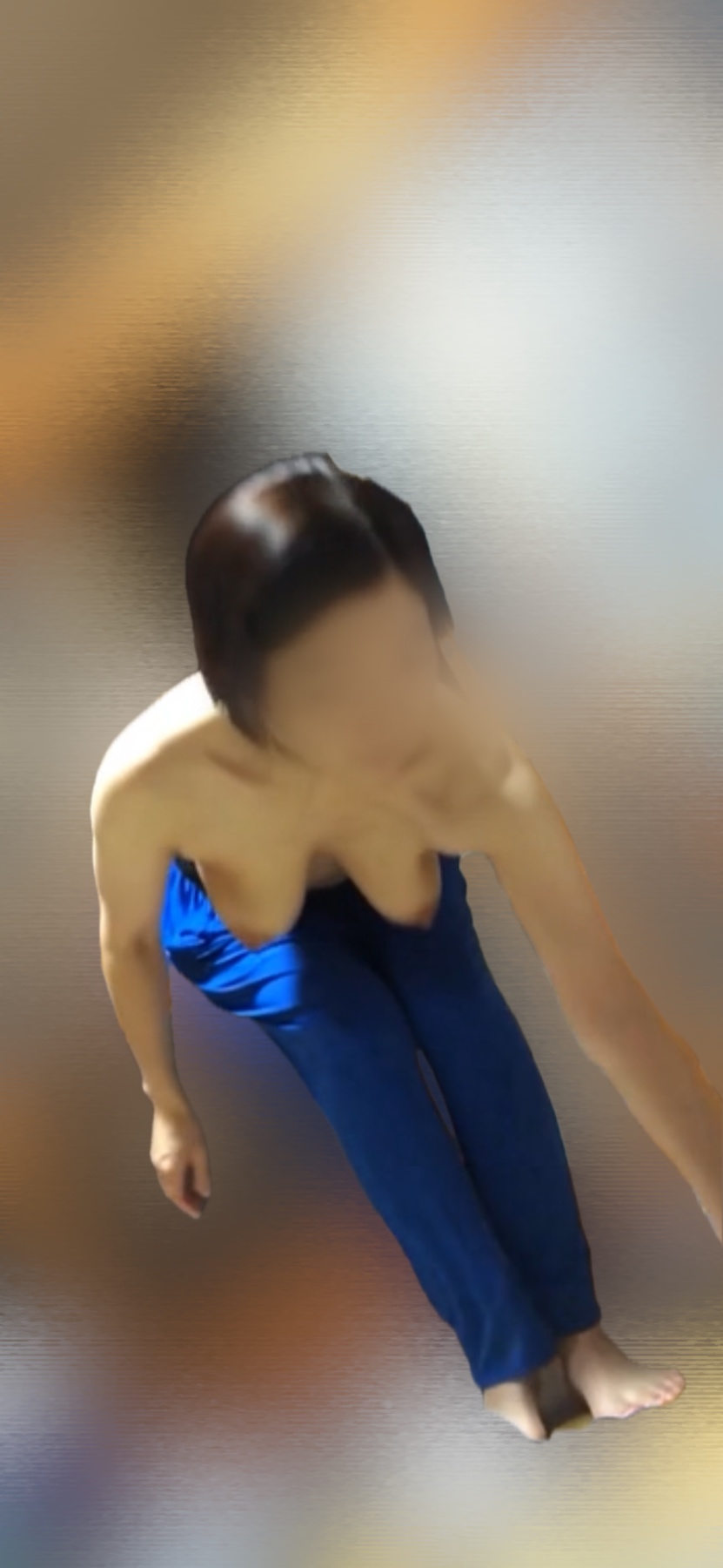 たれた乳を盗撮の画像その5