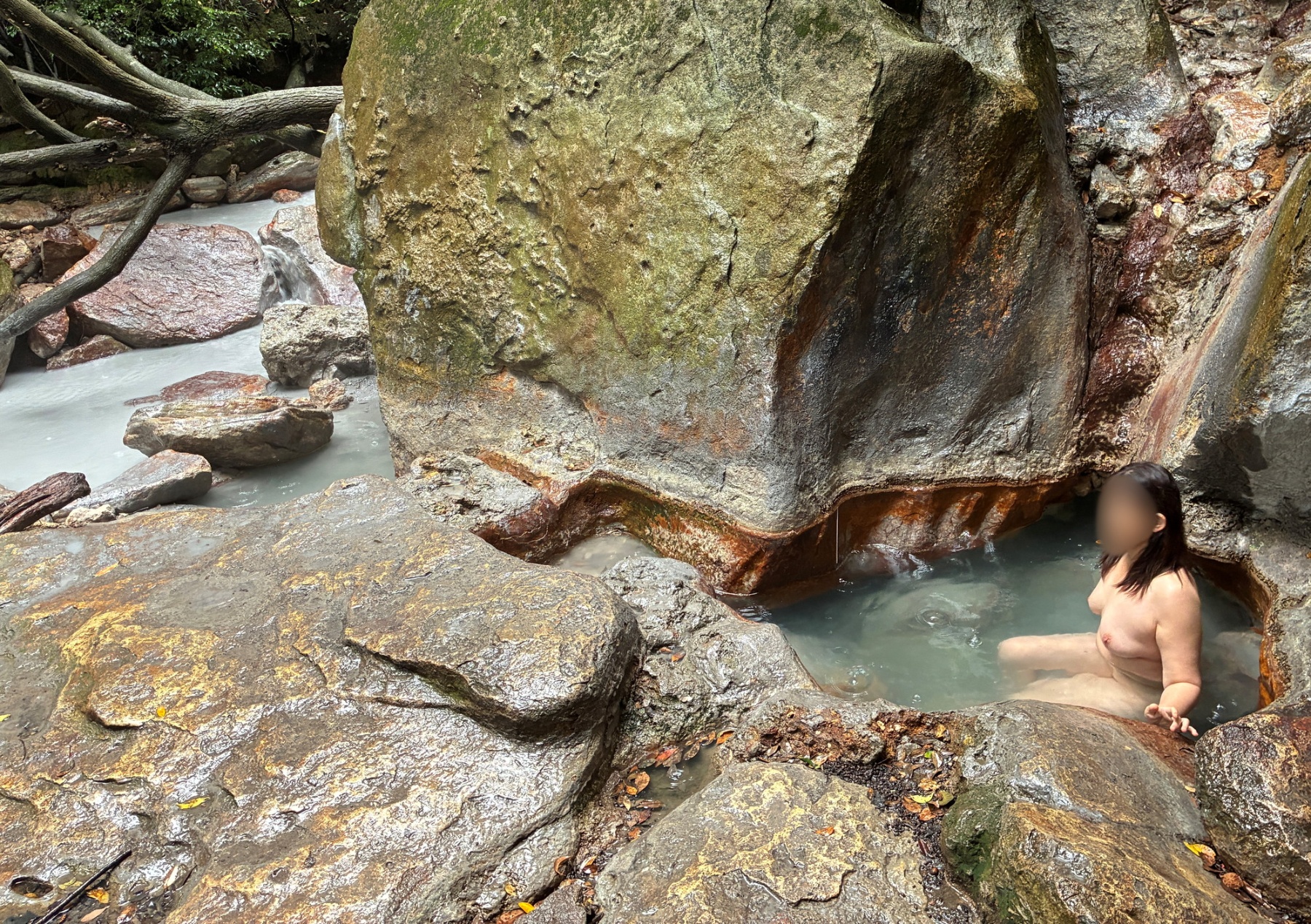 野湯を楽しむ⑭の画像その4