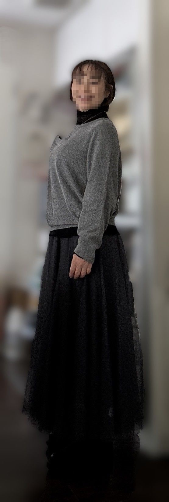 日課の職場で自撮りシリーズの画像その2