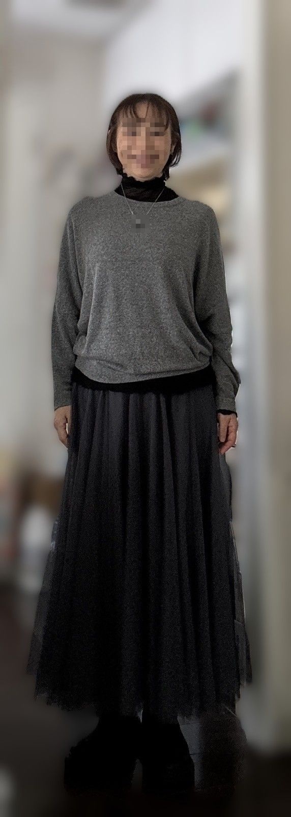 日課の職場で自撮りシリーズの画像その1