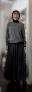 日課の職場で自撮りシリーズ