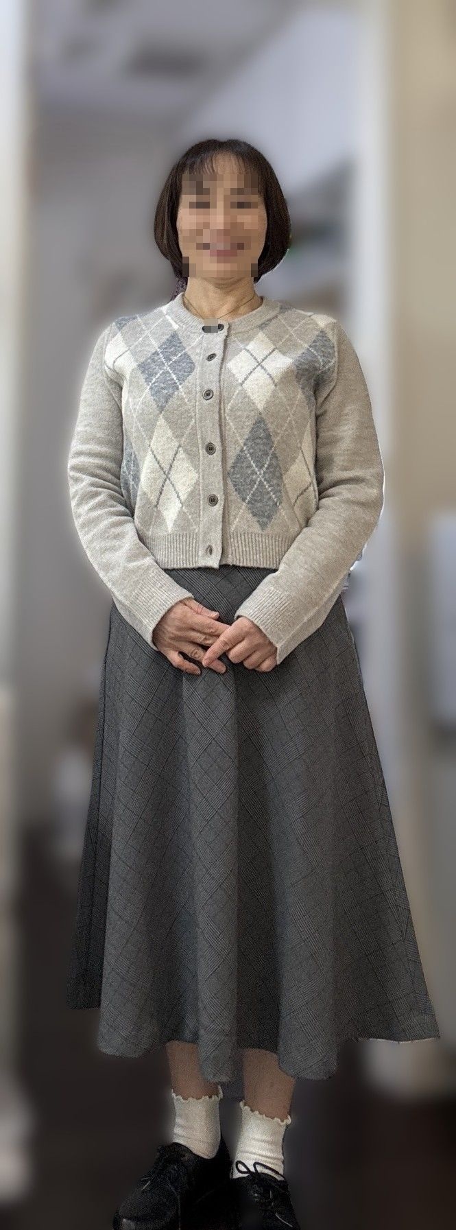 日課の職場で自撮りシリーズの画像その1