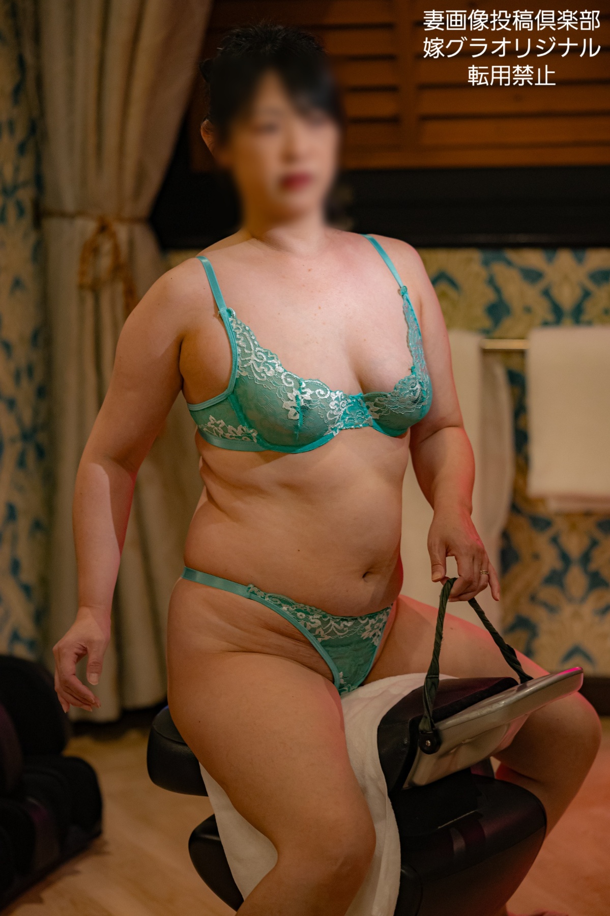 ジョーバーに乗る嫁さんの画像その2