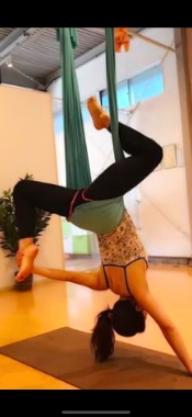 ストレッチを撮影