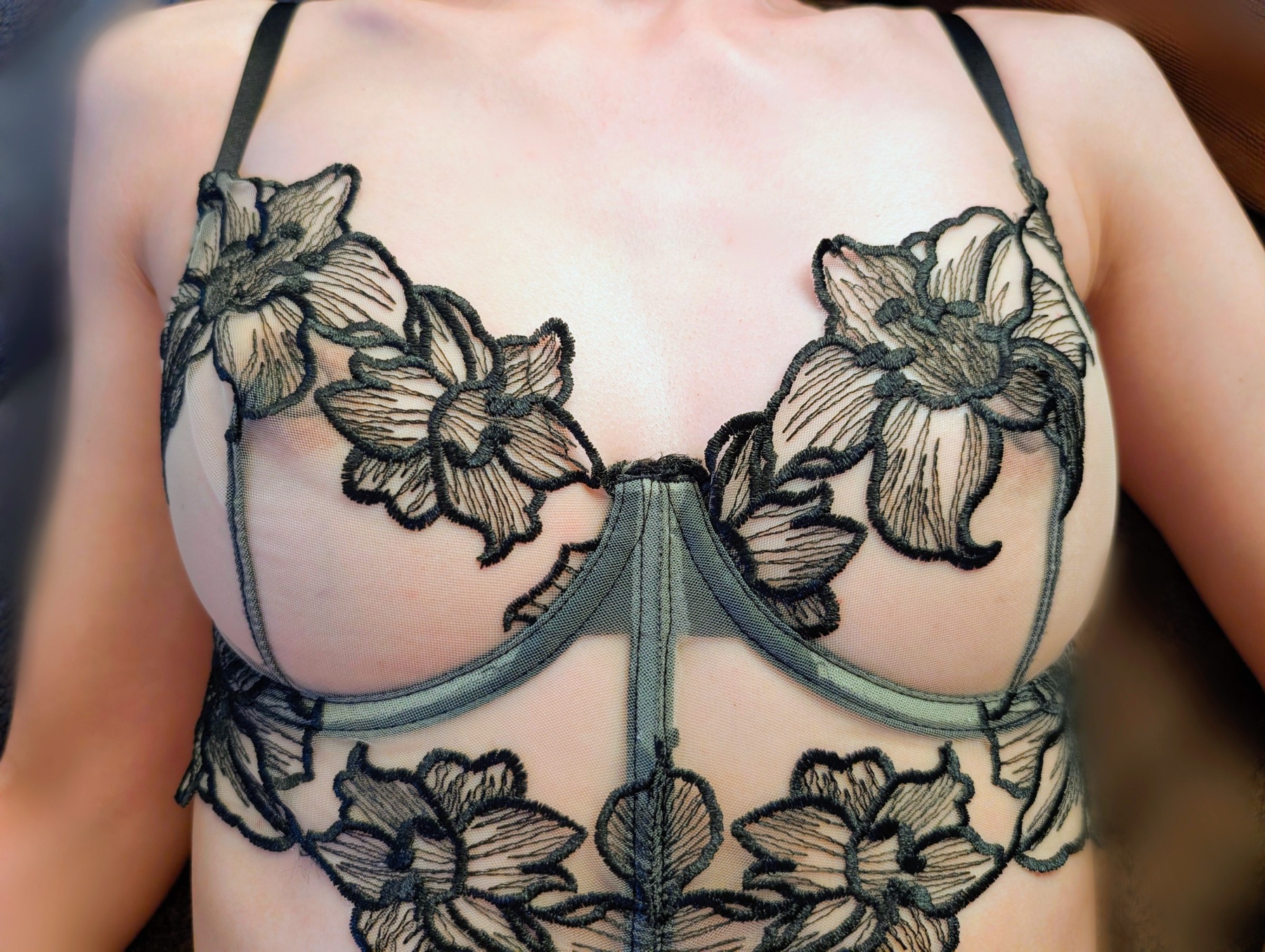 透け透け…乳首見えますか？の画像その1