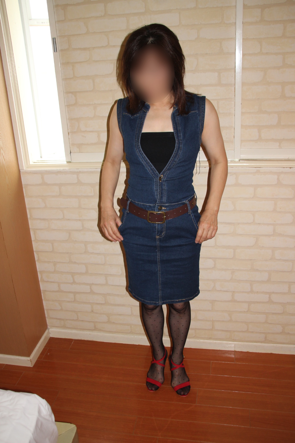 デニムワンピの画像その1