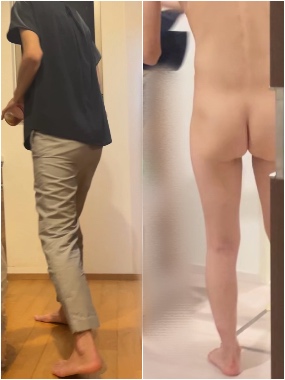 真面目ママのお尻