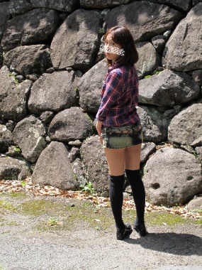 尻見えミニスカ散歩(ソフト)