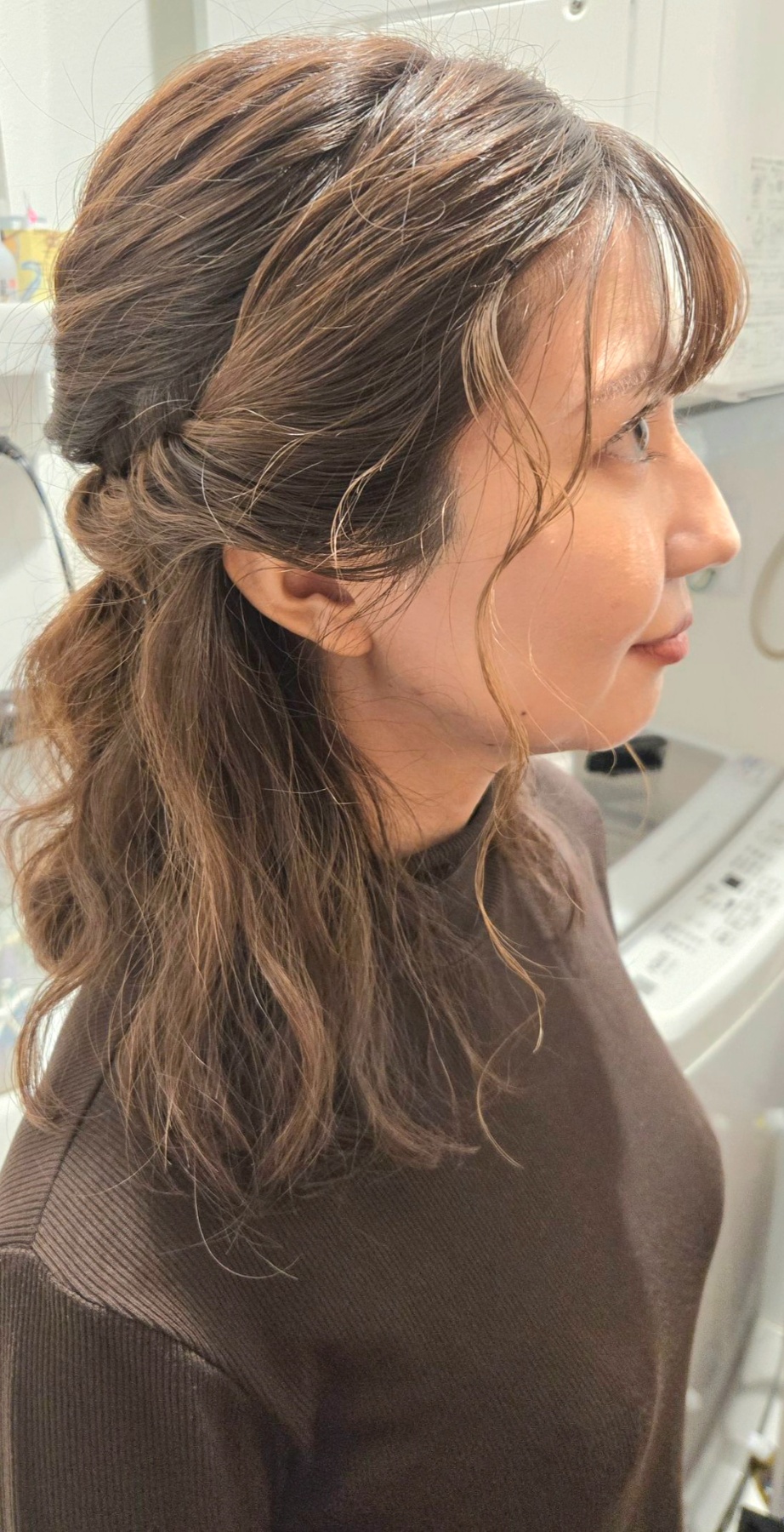 横顔美人の画像その1