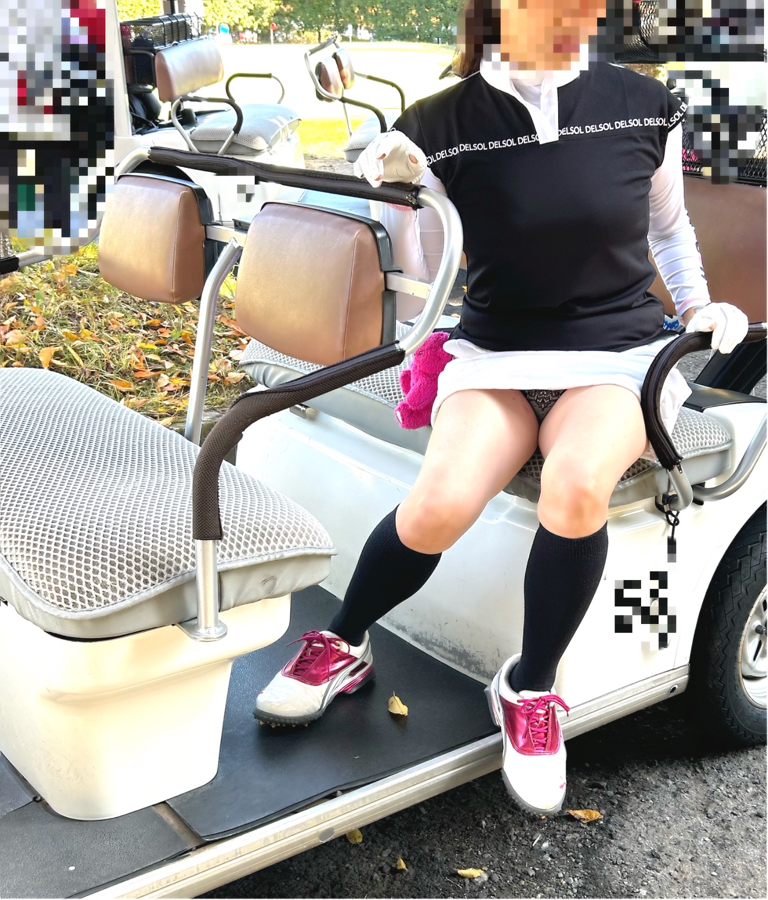 ゴルフでパンチラ　1/2の画像その3