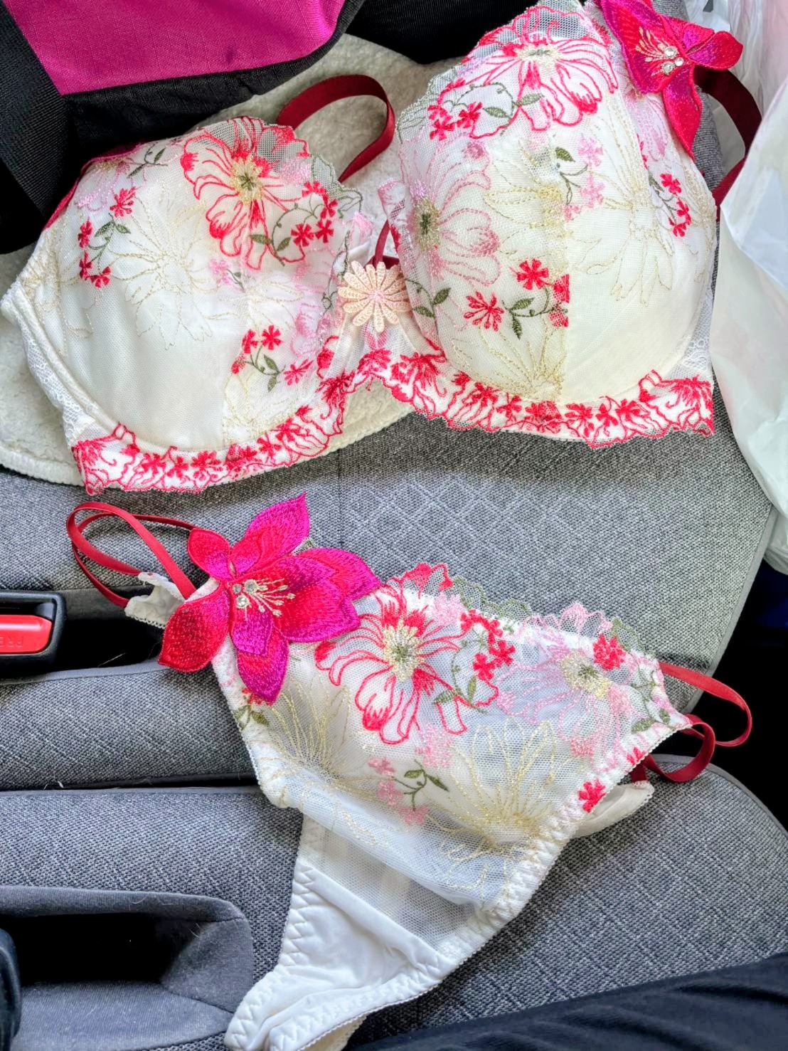 太っちょおばさんの新しい下着の画像その2