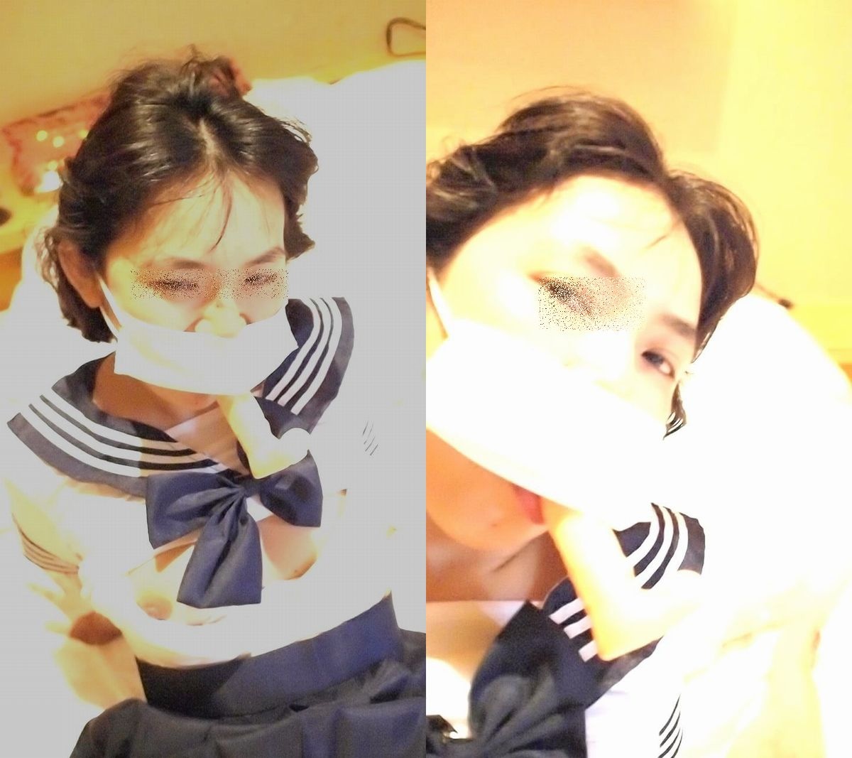 制服コスプレでハメられた妻の画像その3