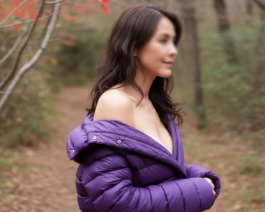 紅葉ポートレート