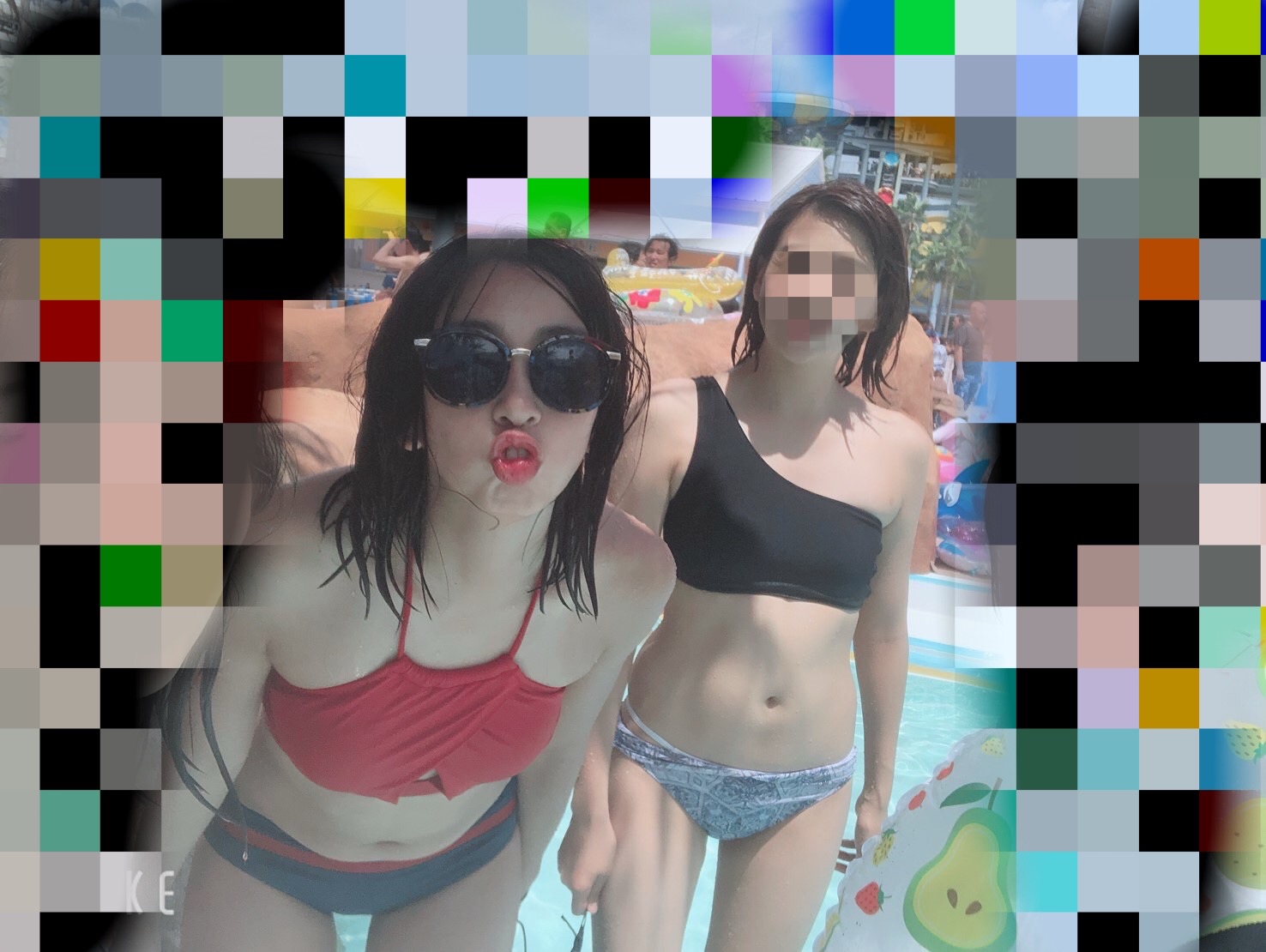 先輩2人との画像その1