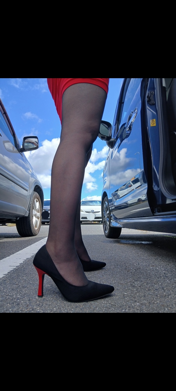 熟女　黒ストの画像その2