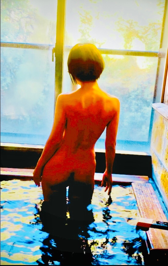 夕日の貸切風呂の画像その4