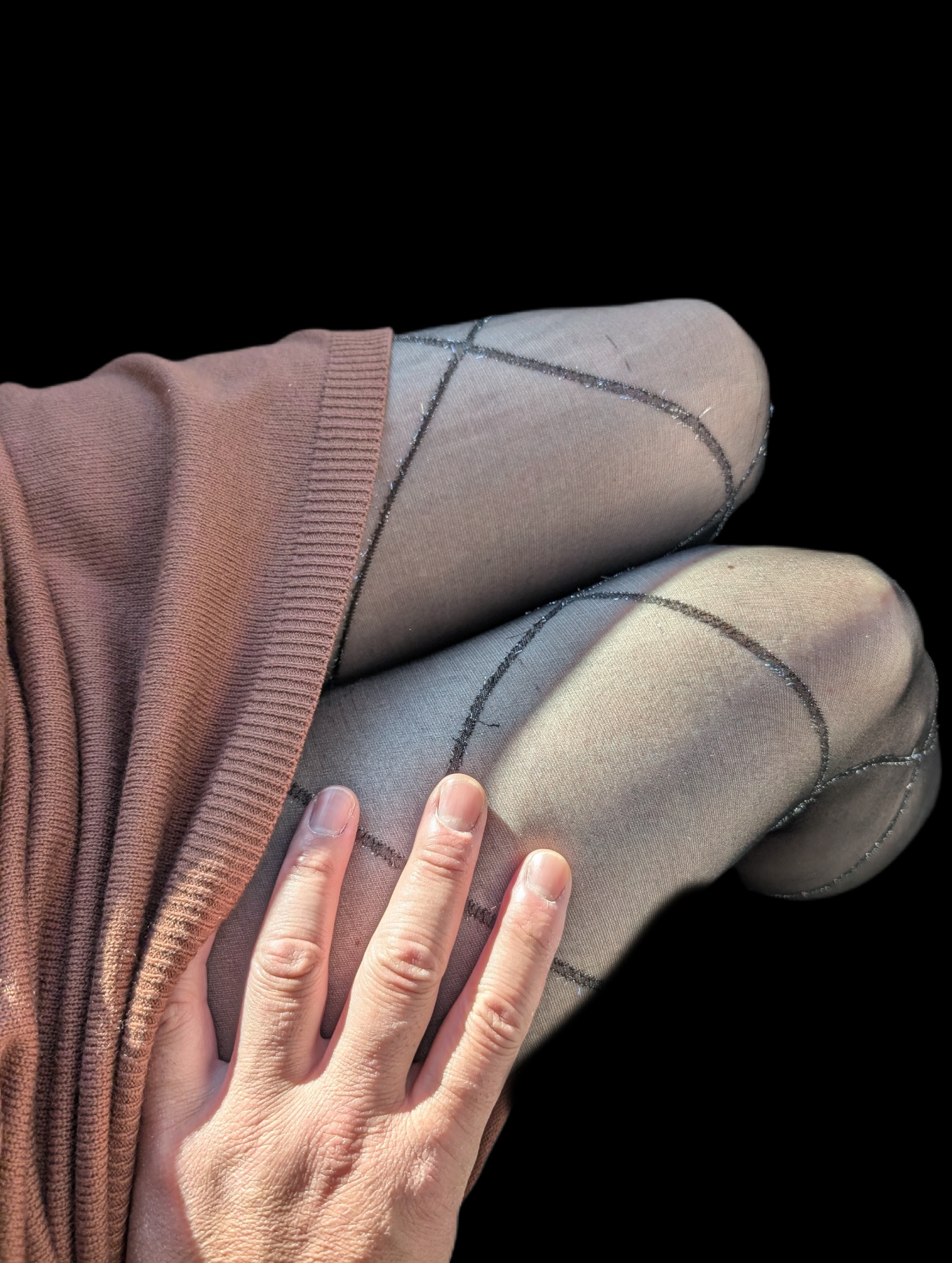 柄ストッキングの画像その2