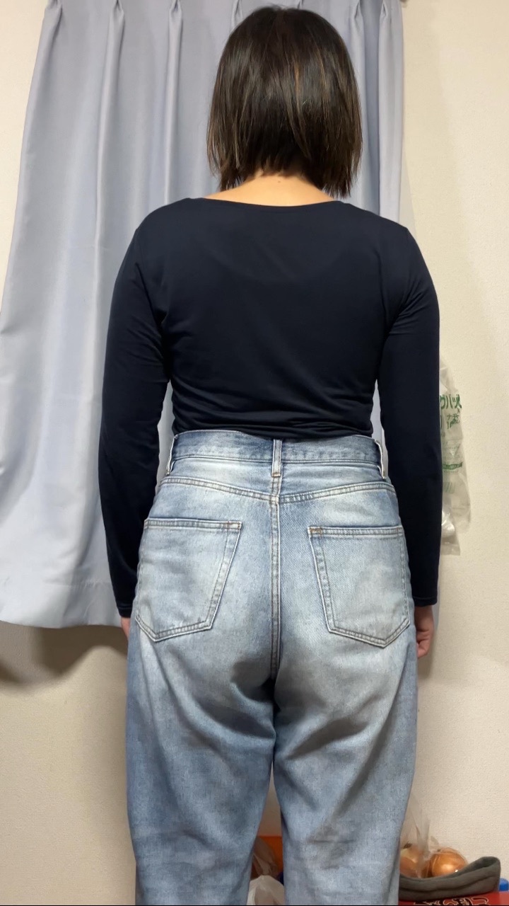 デニム尻→パンティ尻の画像その1