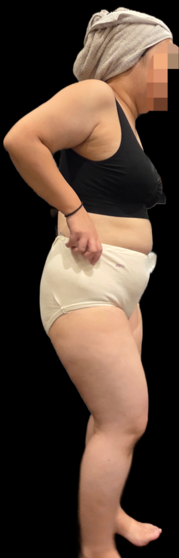 白の綿パンツの画像その1