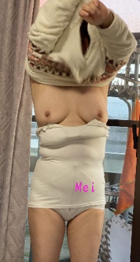 今朝のお着換え中