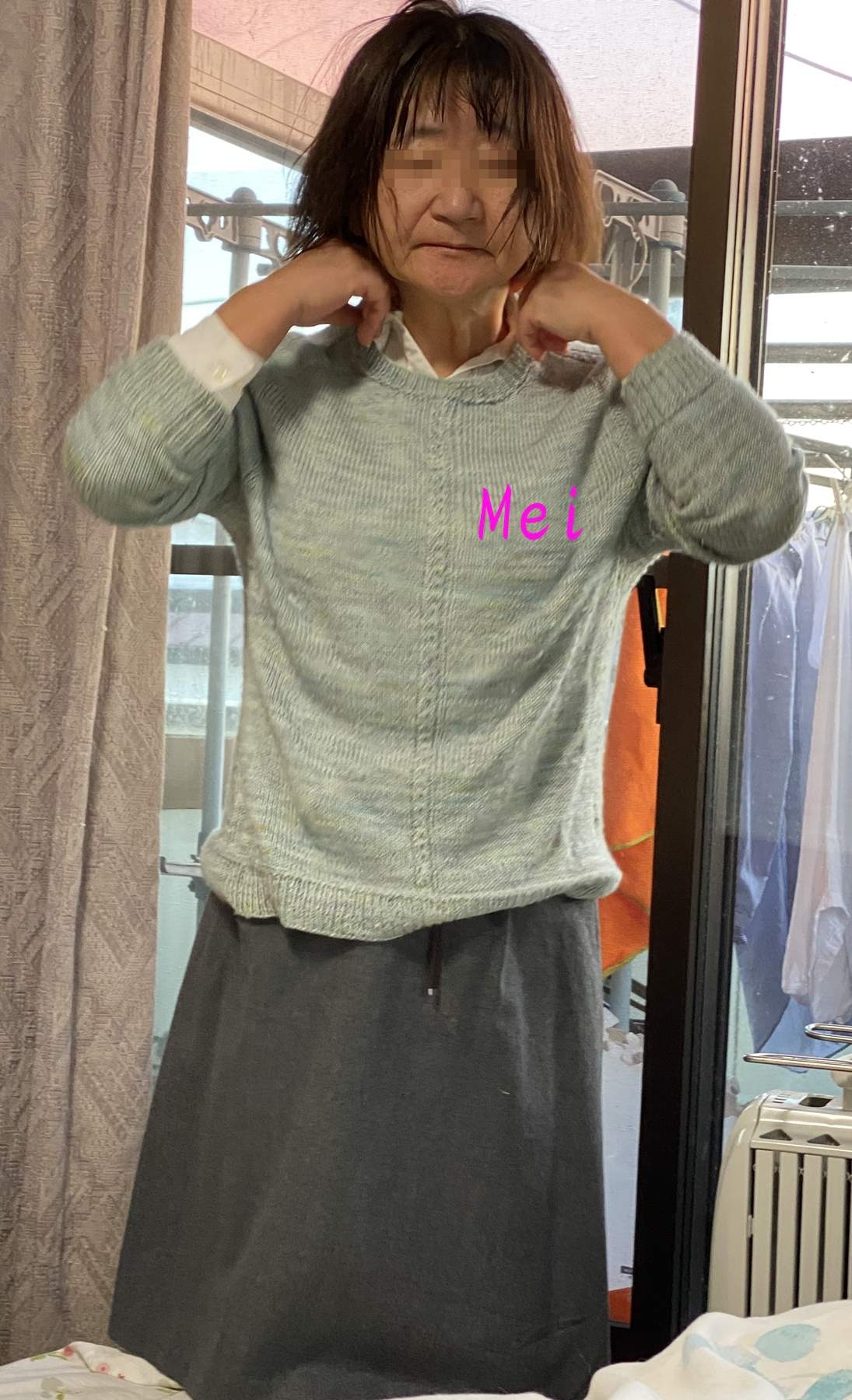 今朝のお着換え中の画像その5