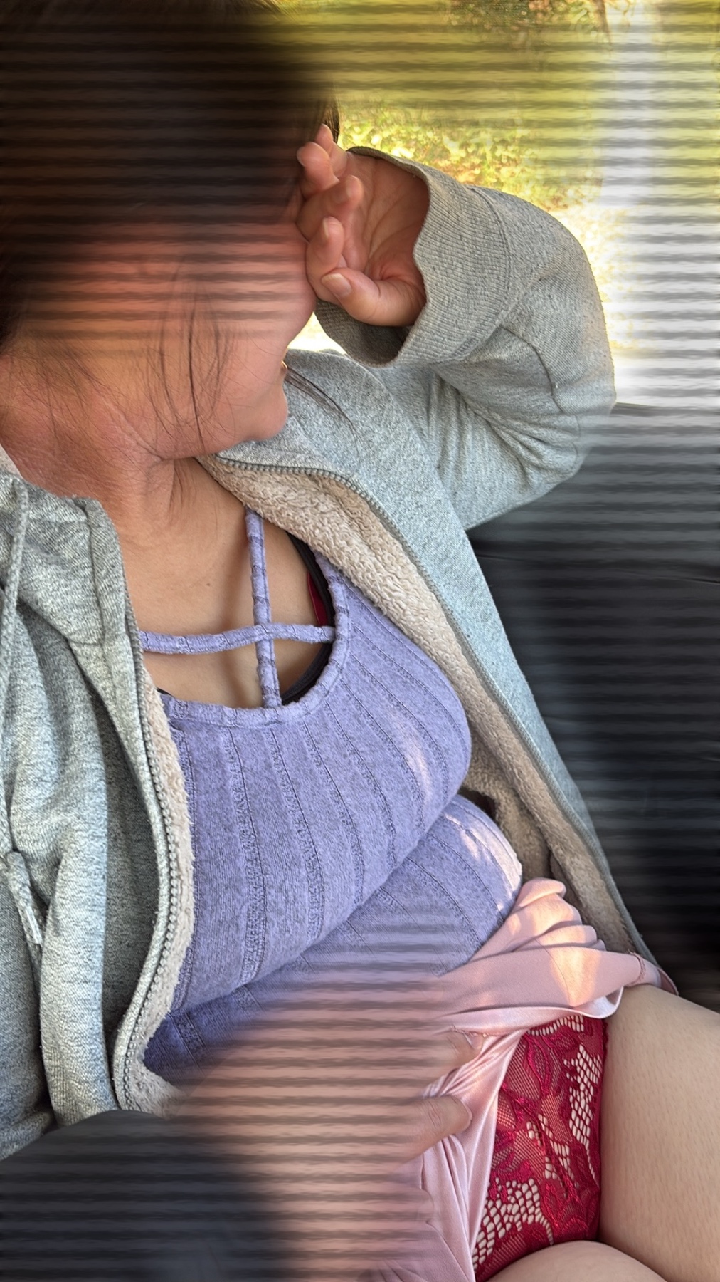 おデブママとプチ露出遊びの画像その1