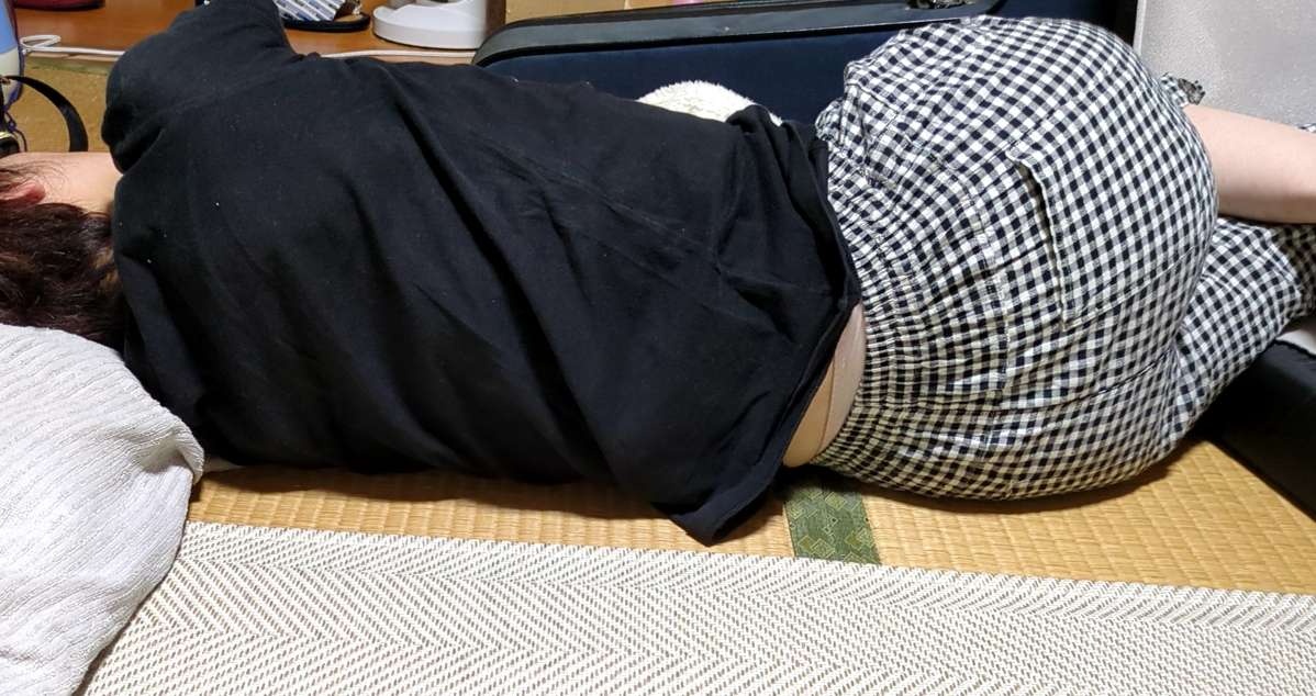昼寝のお尻の画像その2