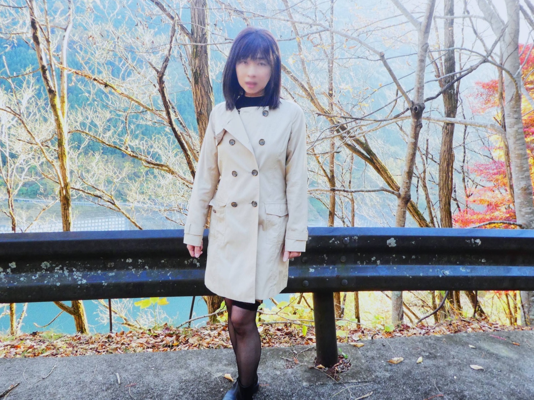 紅葉負けした妻の画像その1