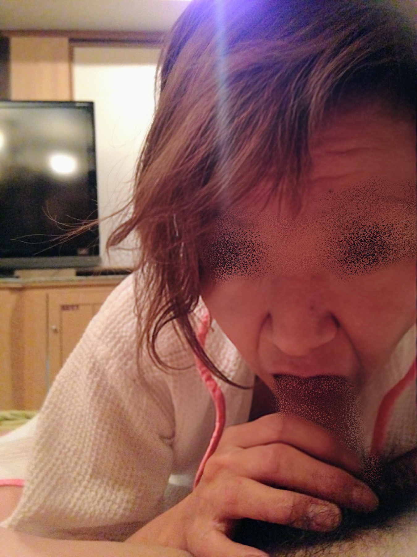 何本もフェラする妻の画像その2