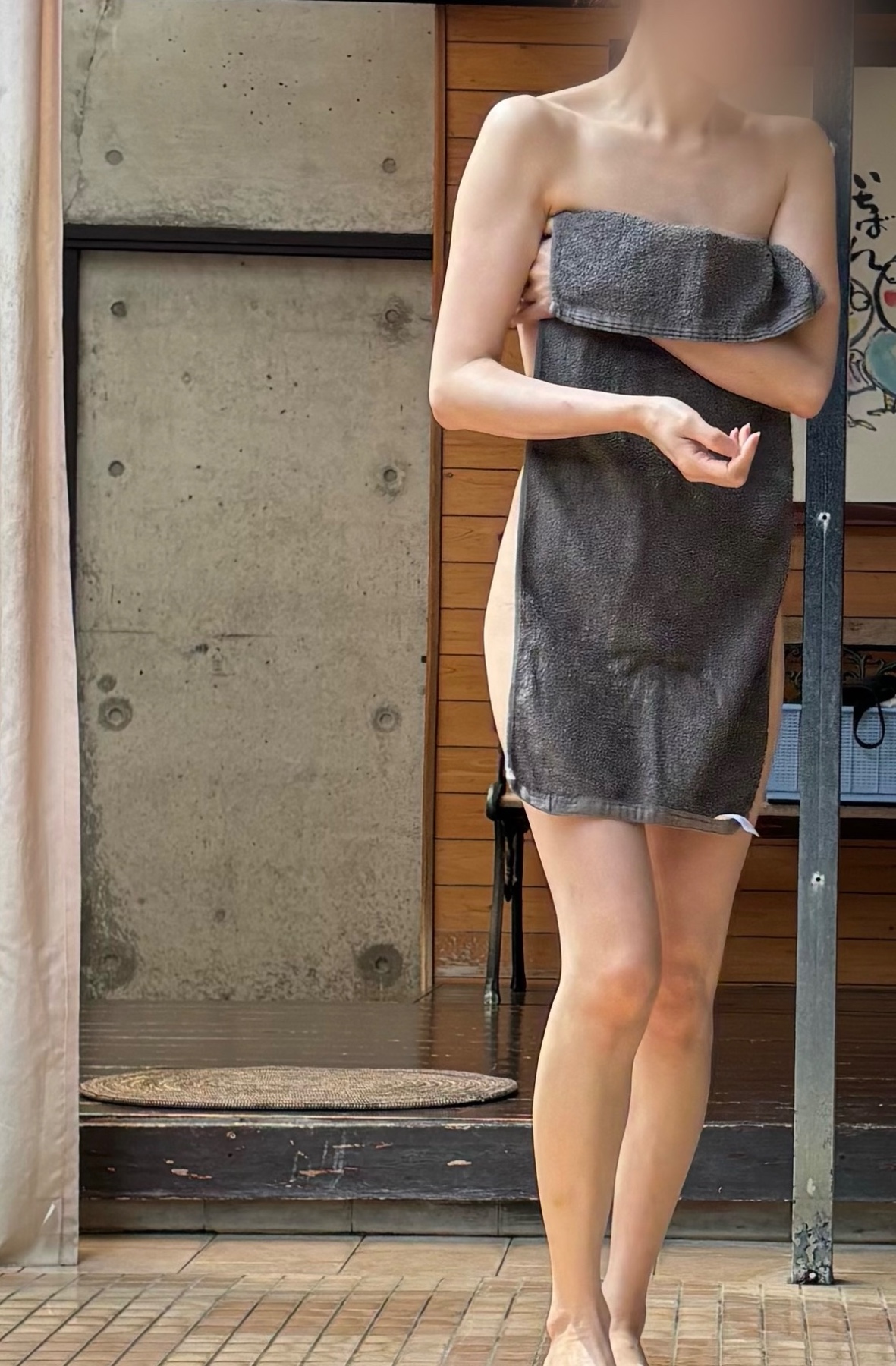 貸切湯の単独さんと妻の画像その3