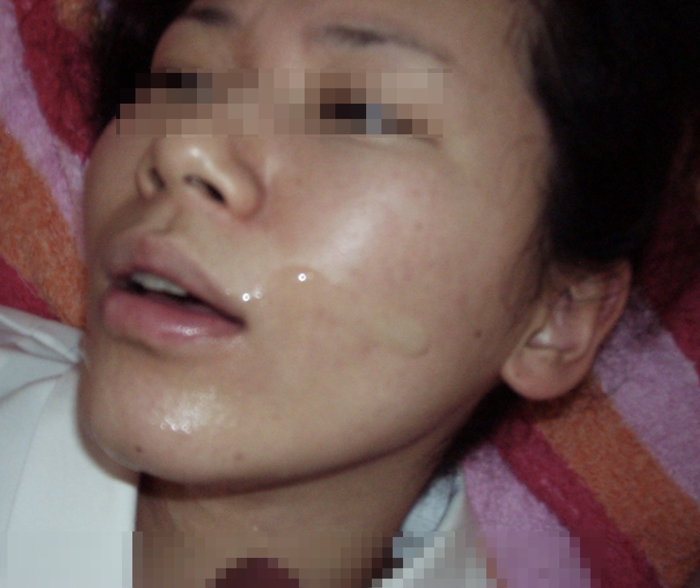 顔射の画像その1