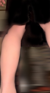 スカートの中身が変わっている