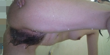 お風呂に入る姿